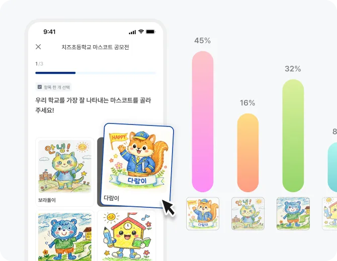 참여와 평가가 연결되는
교내 공모전 운영